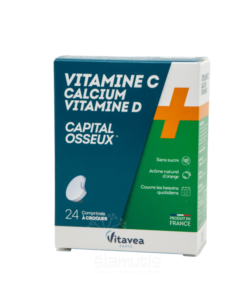 Vitavea  Vitaminas C + kalcis + vitaminas D